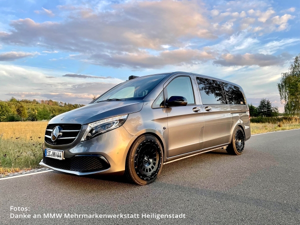 9x20 ET47 Twin-Monotube-Projekt-AT20-Zero Alufelge schwarz für Mercedes Vito 447